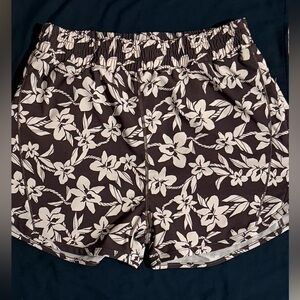 Active by Teal Flower Print Women's Shorts